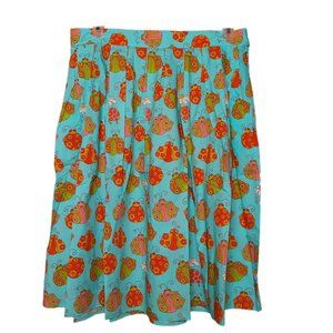 Modcloth SWING SKIRT Marisol Muro MY PLAYFUL WAYS Pleated SIZE 14 NEW NWT